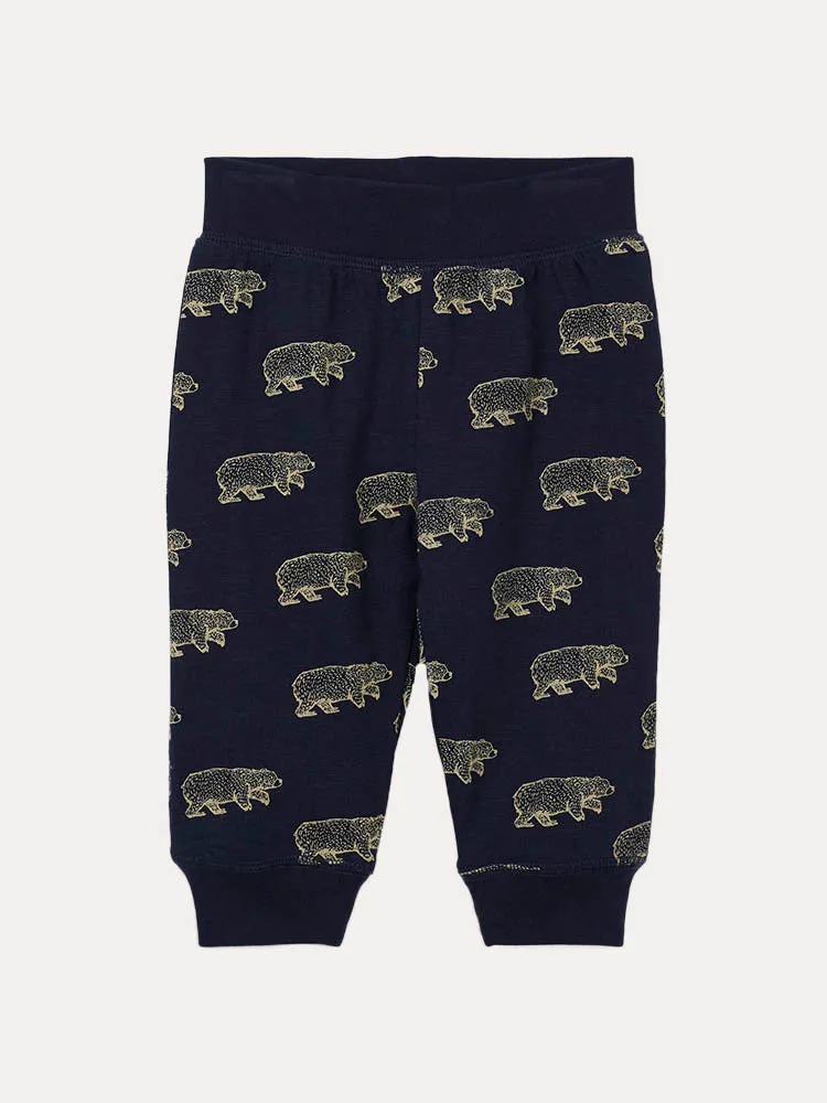     HATLEY  Little Boys' Band Of Bears Reversible Joggers    