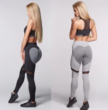 Heart Push Up Leggings Workout