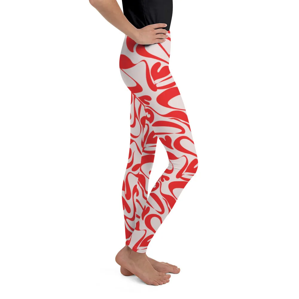 Heart Swirl Youth Leggings