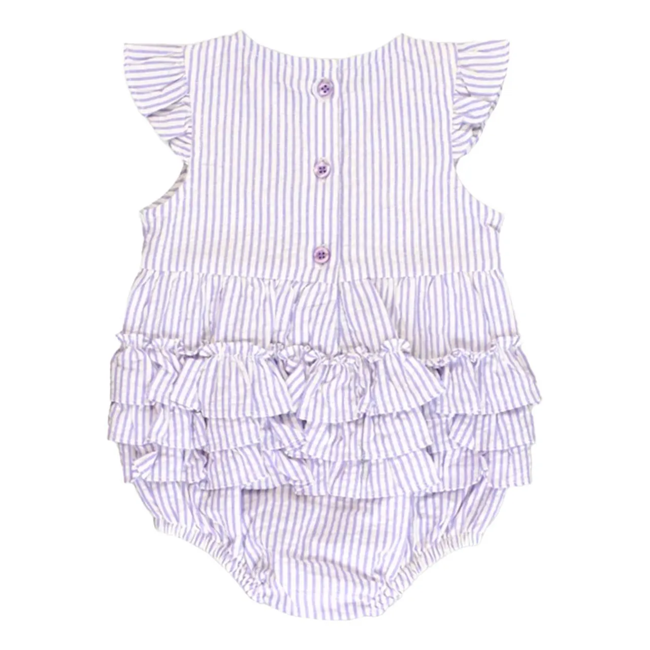 Infant/Toddler Girls' RuffleButts Waist Ruffle Romper