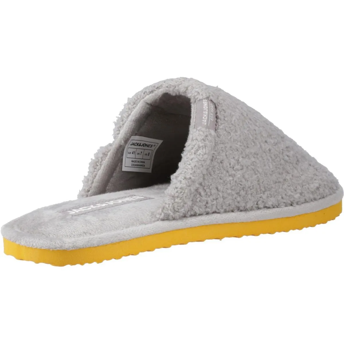 Jack & Jones Harry Fluff Slipper Frost Grey