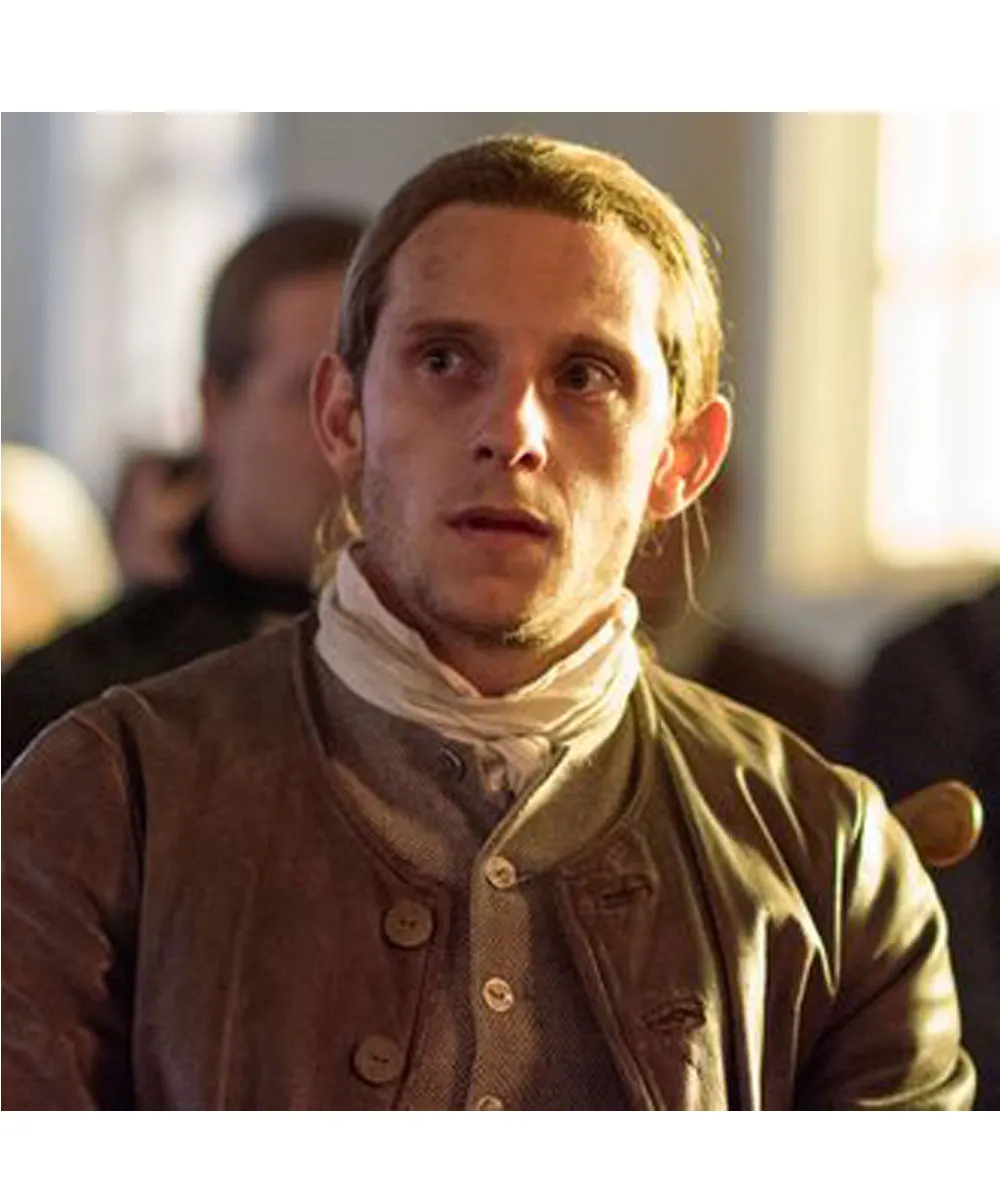 Jamie Bell Turn Washington’s Spies Brown Leather Jacket