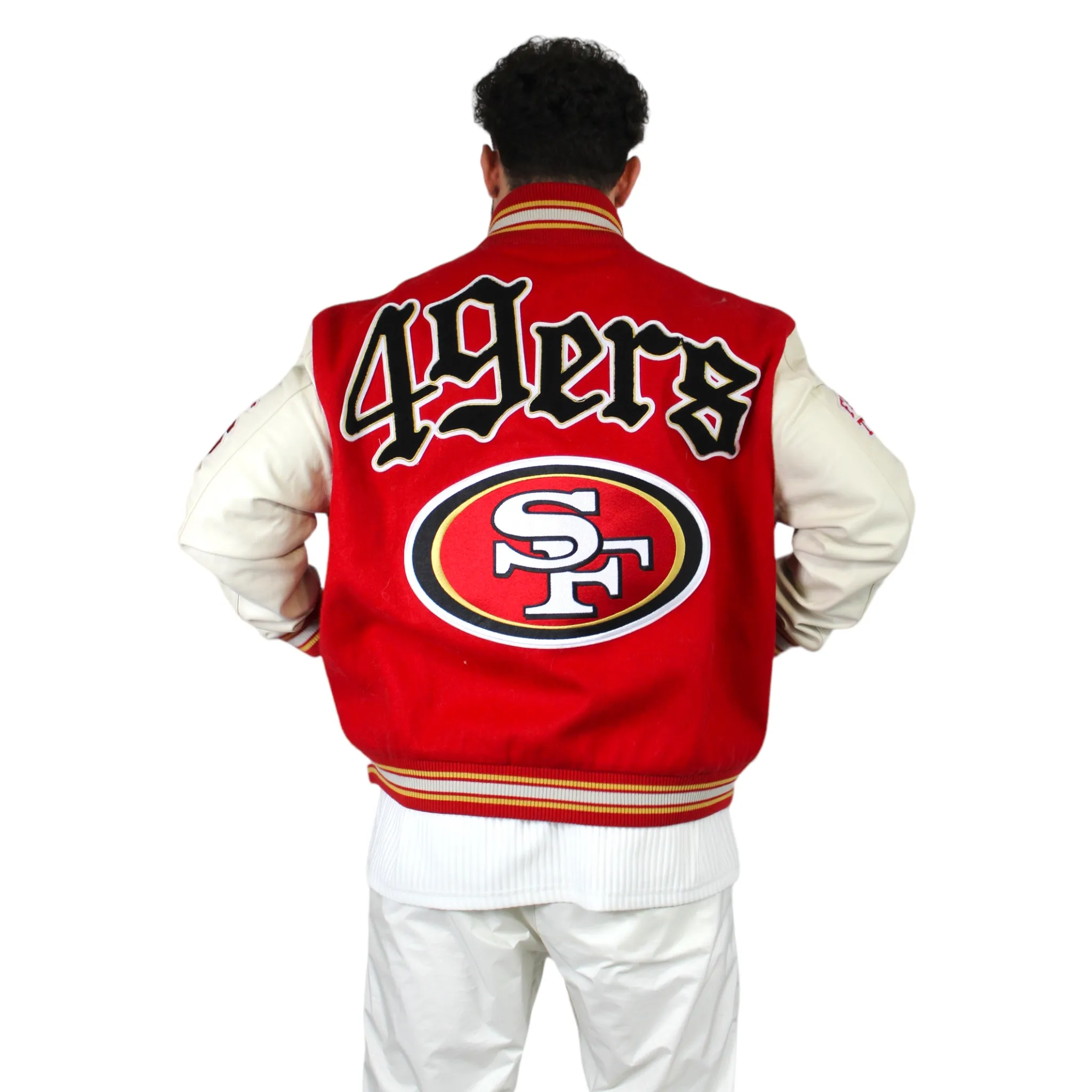 Jeff Hamilton 49ers Varsity Jacket - Daniel's Leather