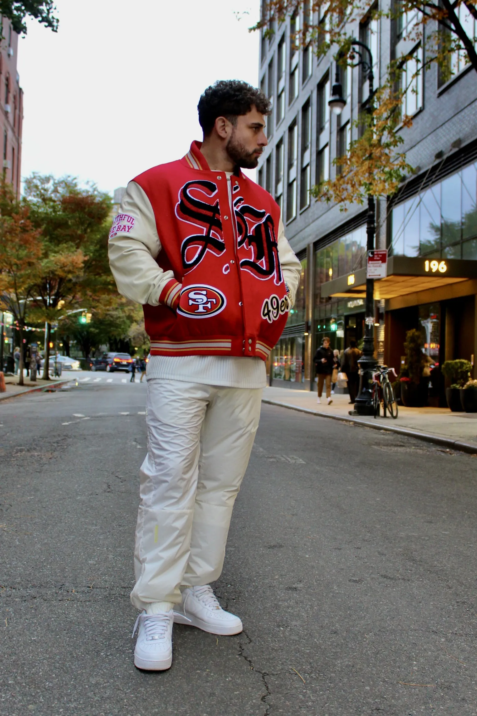 Jeff Hamilton 49ers Varsity Jacket - Daniel's Leather