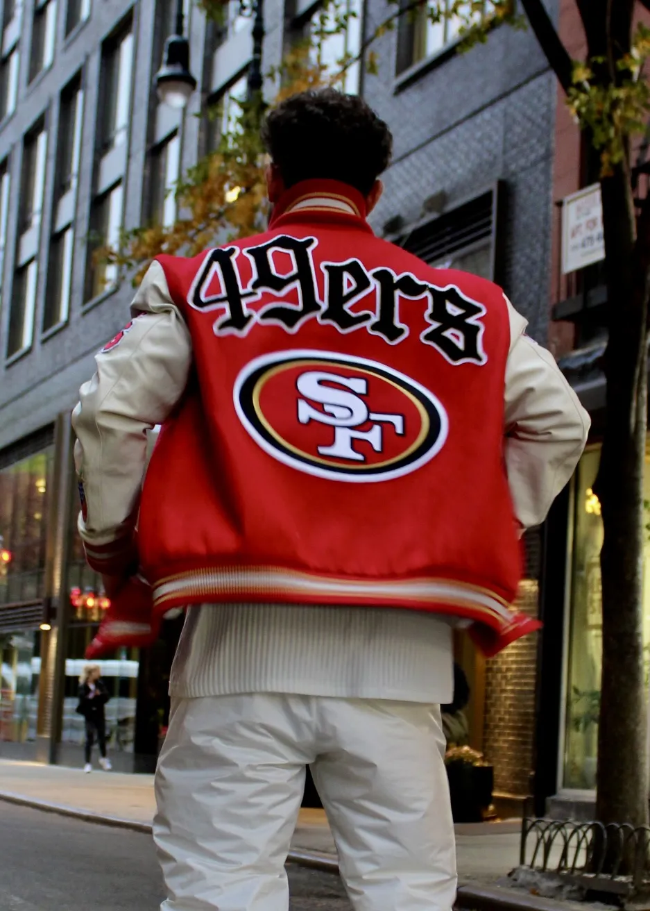 Jeff Hamilton 49ers Varsity Jacket - Daniel's Leather