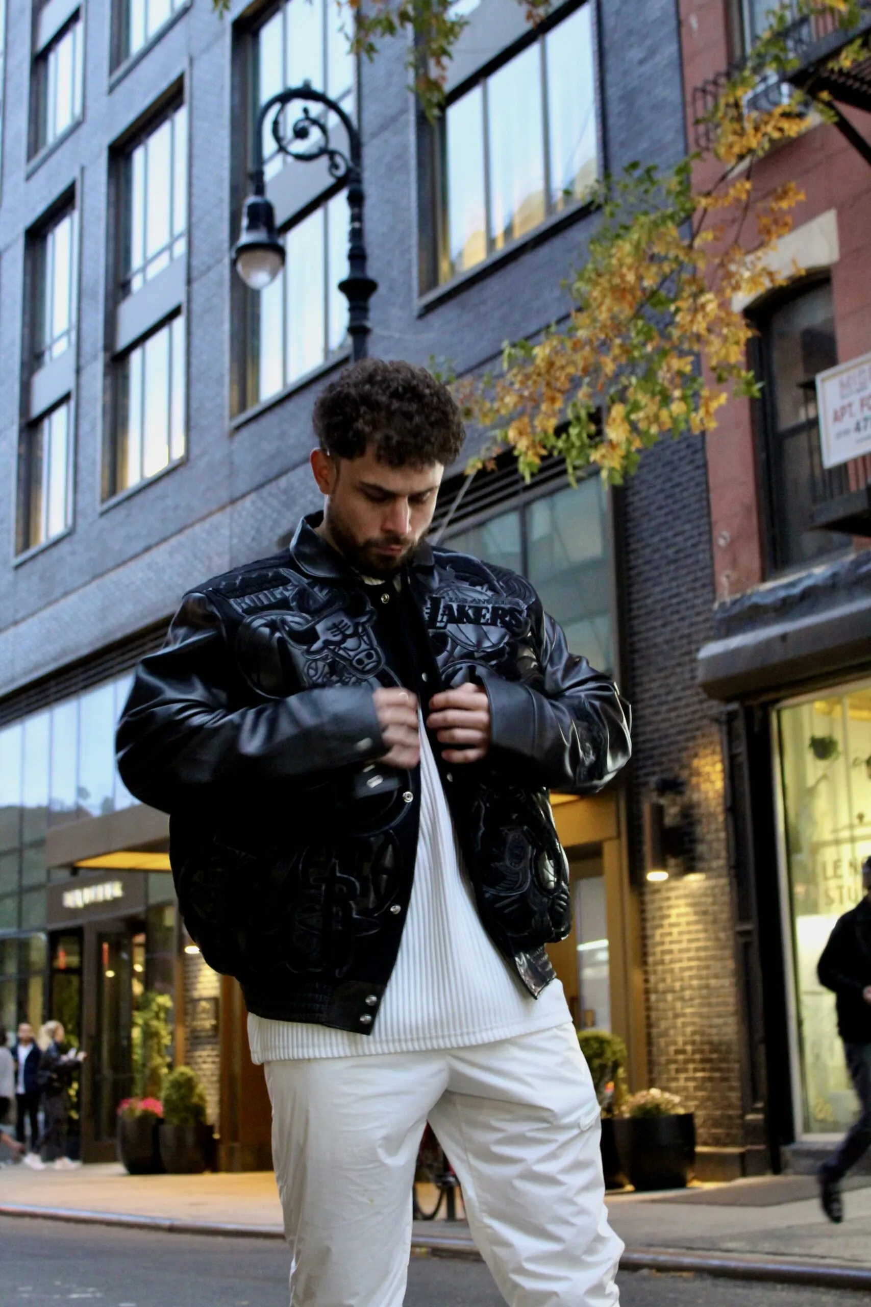 Jeff Hamilton Lakers Varsity Jacket - Daniel's Leather