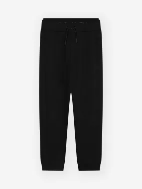 Karl Lagerfeld Boys Double Waistband Joggers in Black