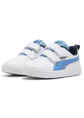 Kids Courtflex V2 Woods V PS Trainers by Puma | Look Again