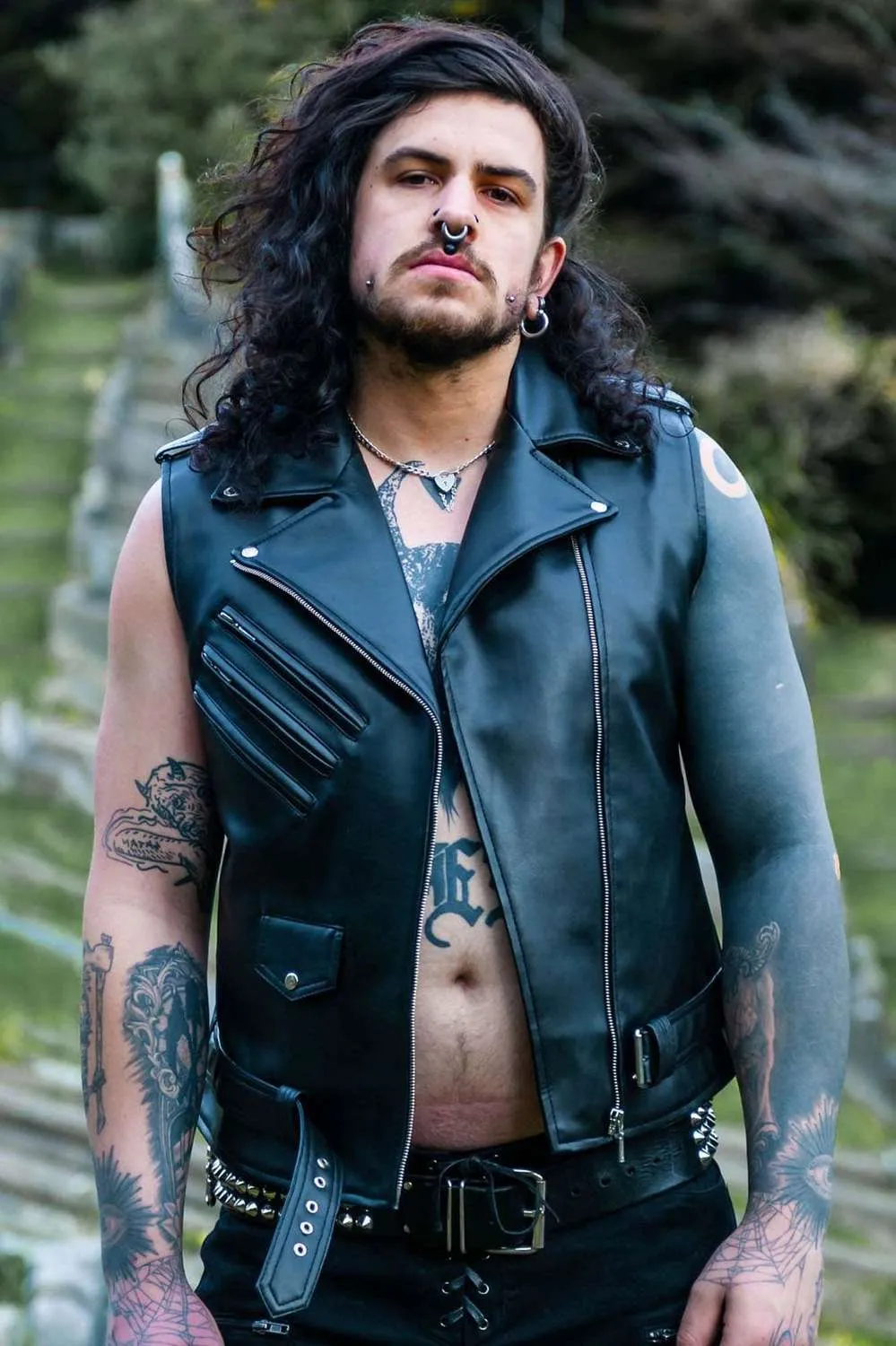 Killstar - Core Leather Vest Vegan | Dark Ages