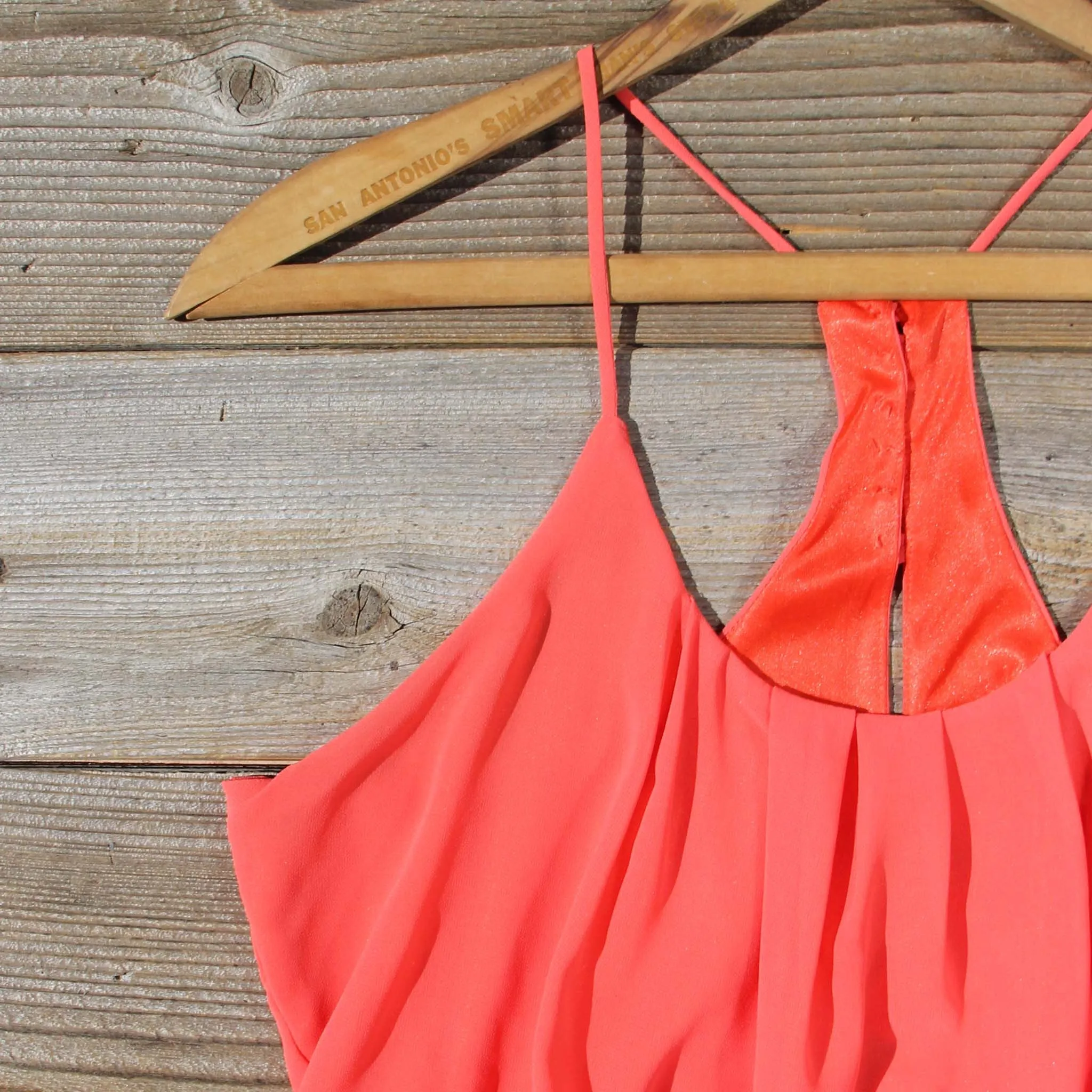 Kindred Spirits Romper in Coral