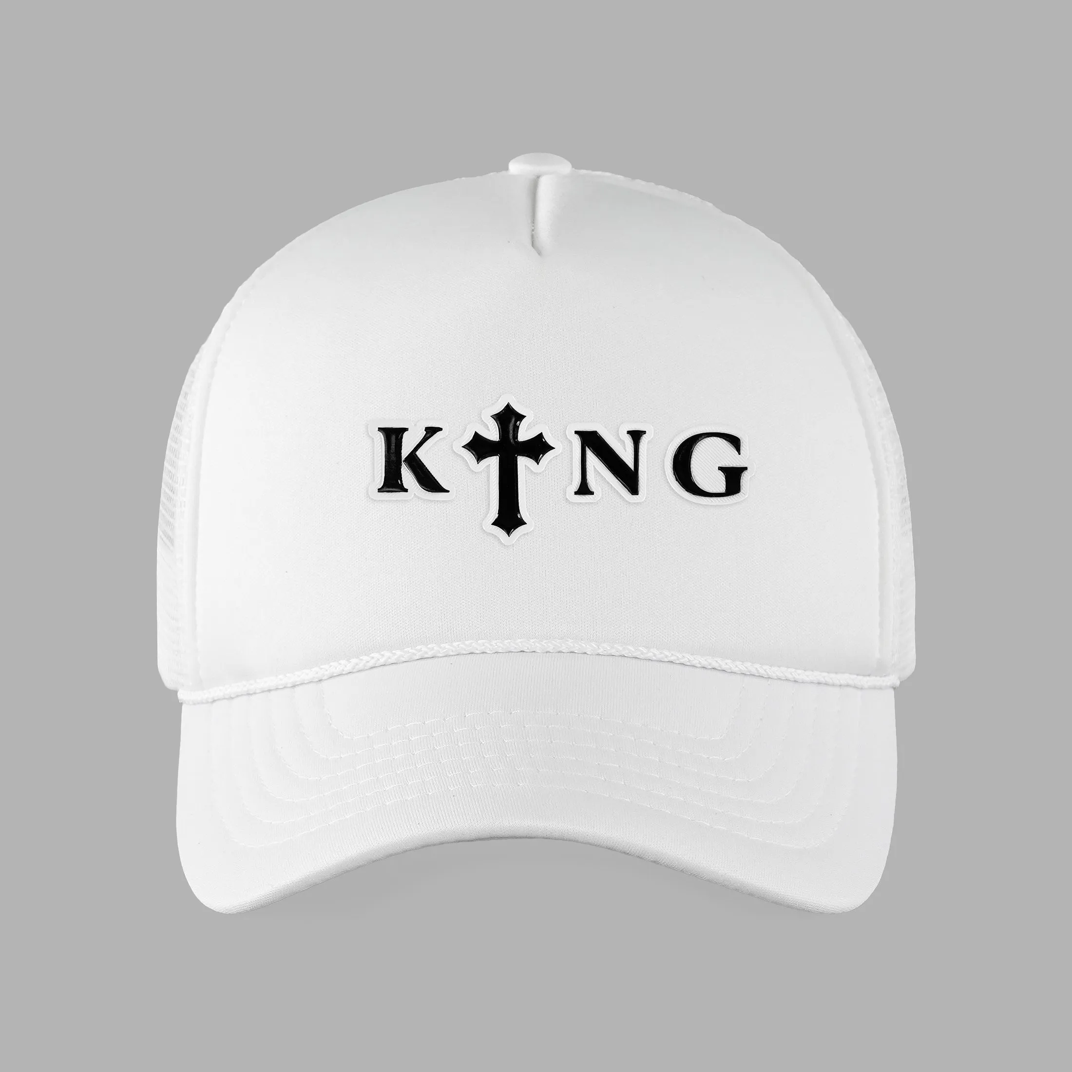 King Gothic Cross Patch Trucker Hat