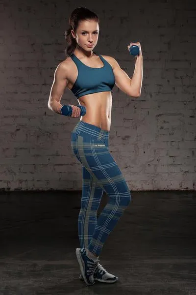 LA FB Plaid Leggings