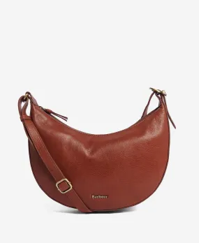  Laire Leather Half-Moon Bag     