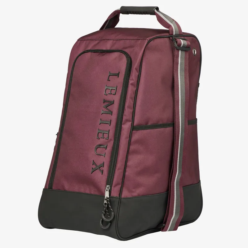 LeMieux Elite Pro Wellington Boot Bag - Burgundy