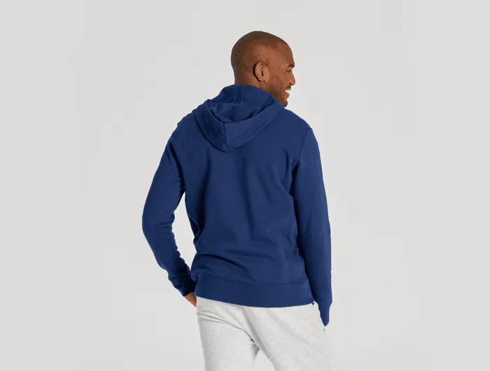 Life is Good Men's Simply True Zip Fleece Hoodie - Solid