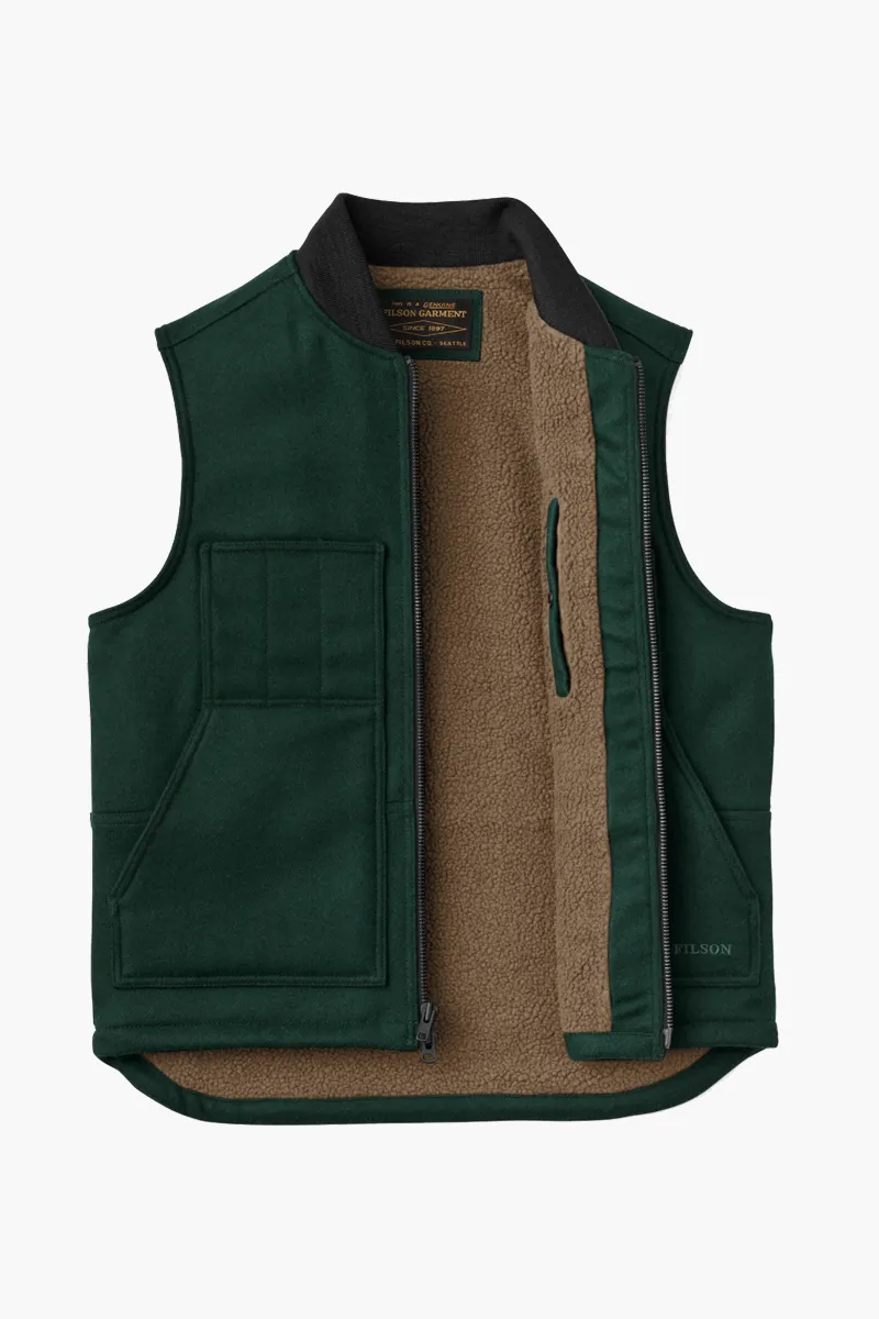 Lined Mackinaw Wool Work Vest