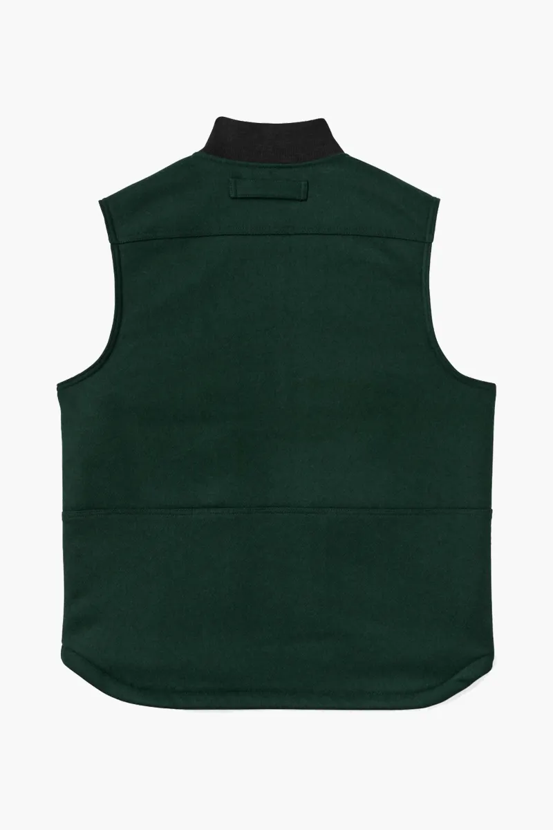 Lined Mackinaw Wool Work Vest