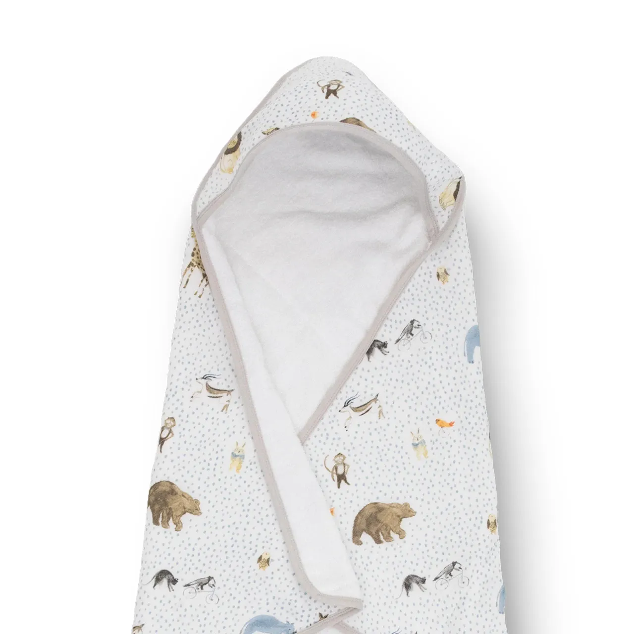 Little Unicorn Cotton Cotton Hooded Infant Towel 24SS