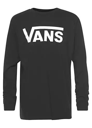 Logo Print Long Sleeve Shirt by Vans | Look Again