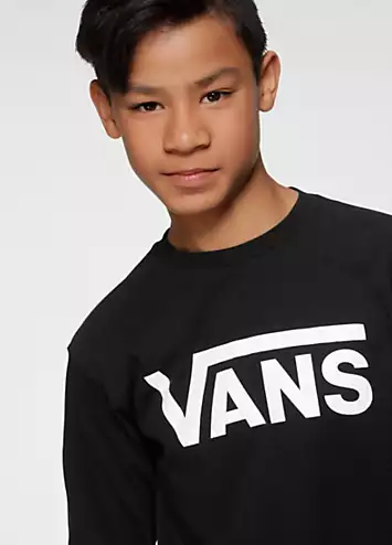 Logo Print Long Sleeve Shirt by Vans | Look Again