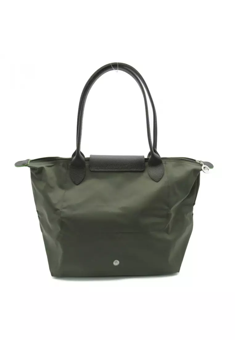 Longchamp Pre-loved LONGCHAMP Le Preage green M Shoulder bag Shoulder bag others Recycled Polyamide Canvas green forest