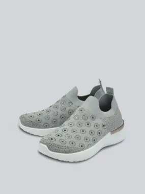 Lotus Stamway Laceless Trainers in Grey