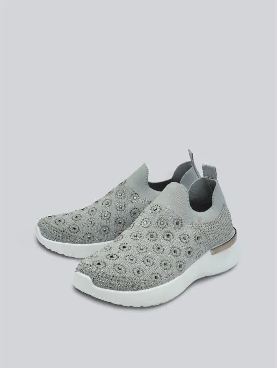 Lotus Stamway Laceless Trainers in Grey