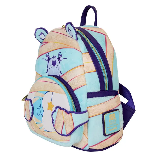 Loungefly Carebears x Universal Monsters Bedtime Bear Mummy Mini Backpack