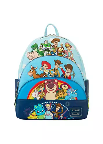 Loungefly Pixar Toy Story Movie Collab Triple Pocket Mini Backpack | Grattan