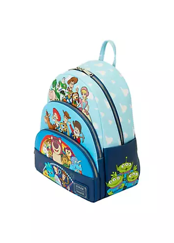 Loungefly Pixar Toy Story Movie Collab Triple Pocket Mini Backpack | Grattan