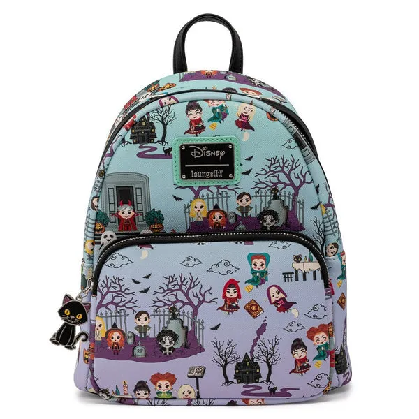 Loungefly x Disney Hocus Pocus All Over Print Mini Backpack