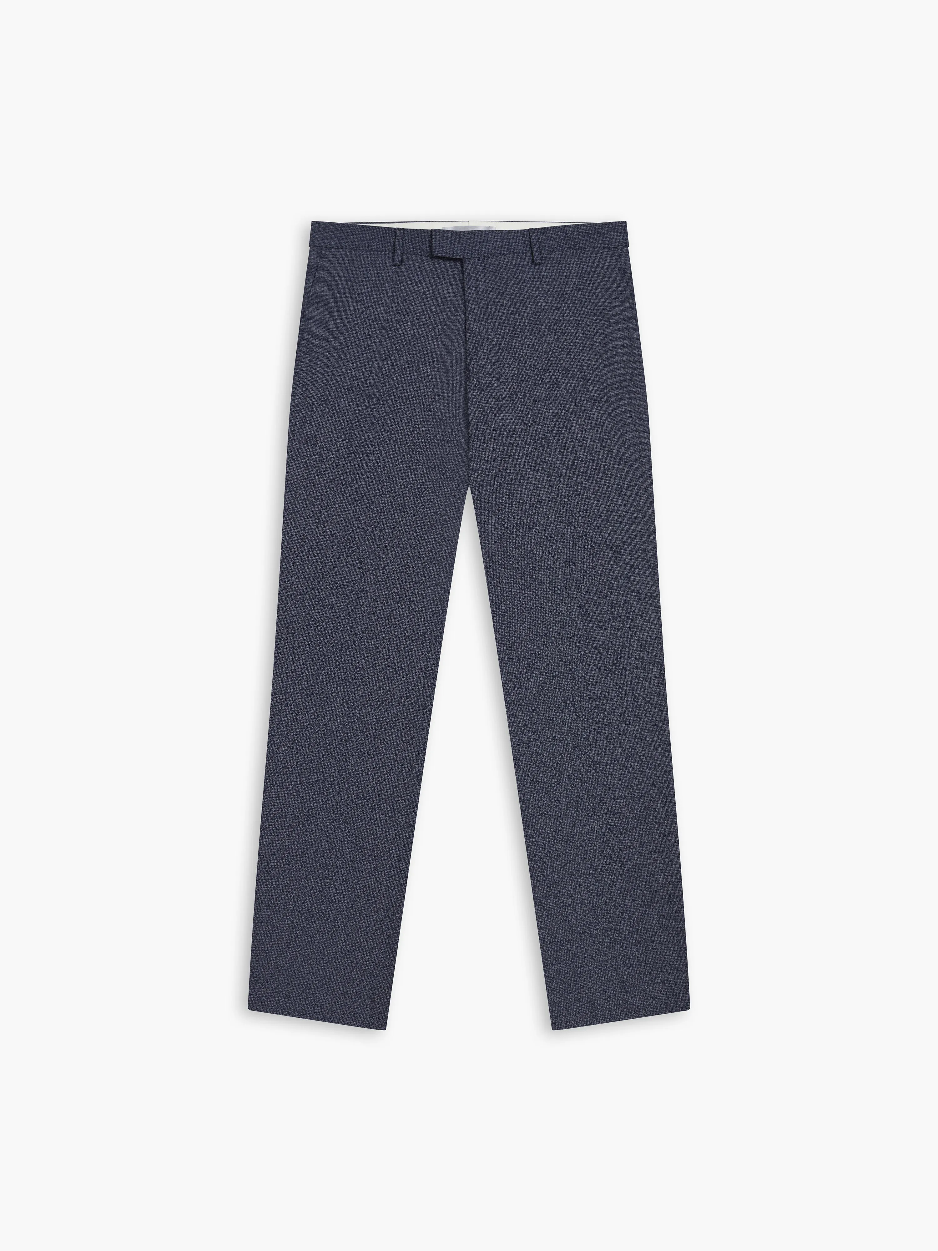 Lovell Infinity Slim Fit Blue Semi Plain Trousers