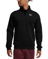 Macy's Reebok Men's Identity Regular-Fit Quarter-Zip Fleece Sweatshirt