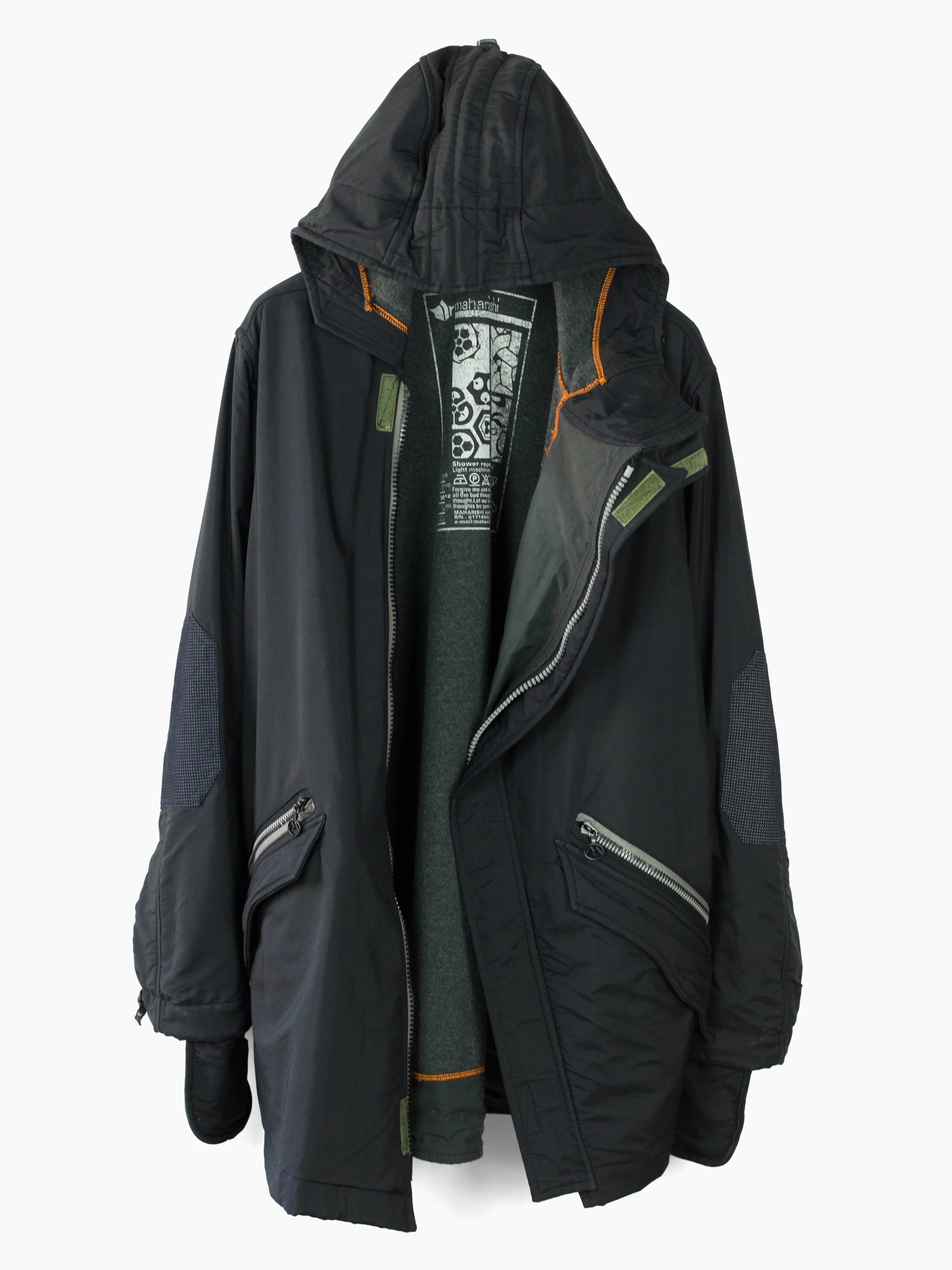 Maharishi 99AW Asymmetrical Zip Rain Jacket