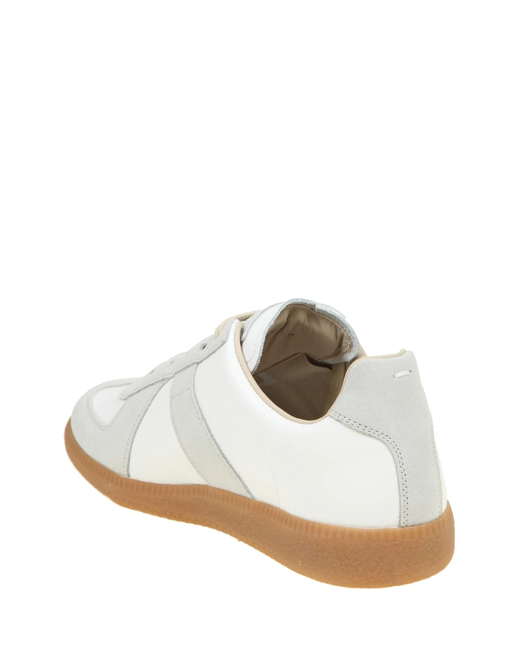 MAISON MARGIELA REPLICA SNEAKERS IN WHITE COLOR LEATHER AND SUEDE