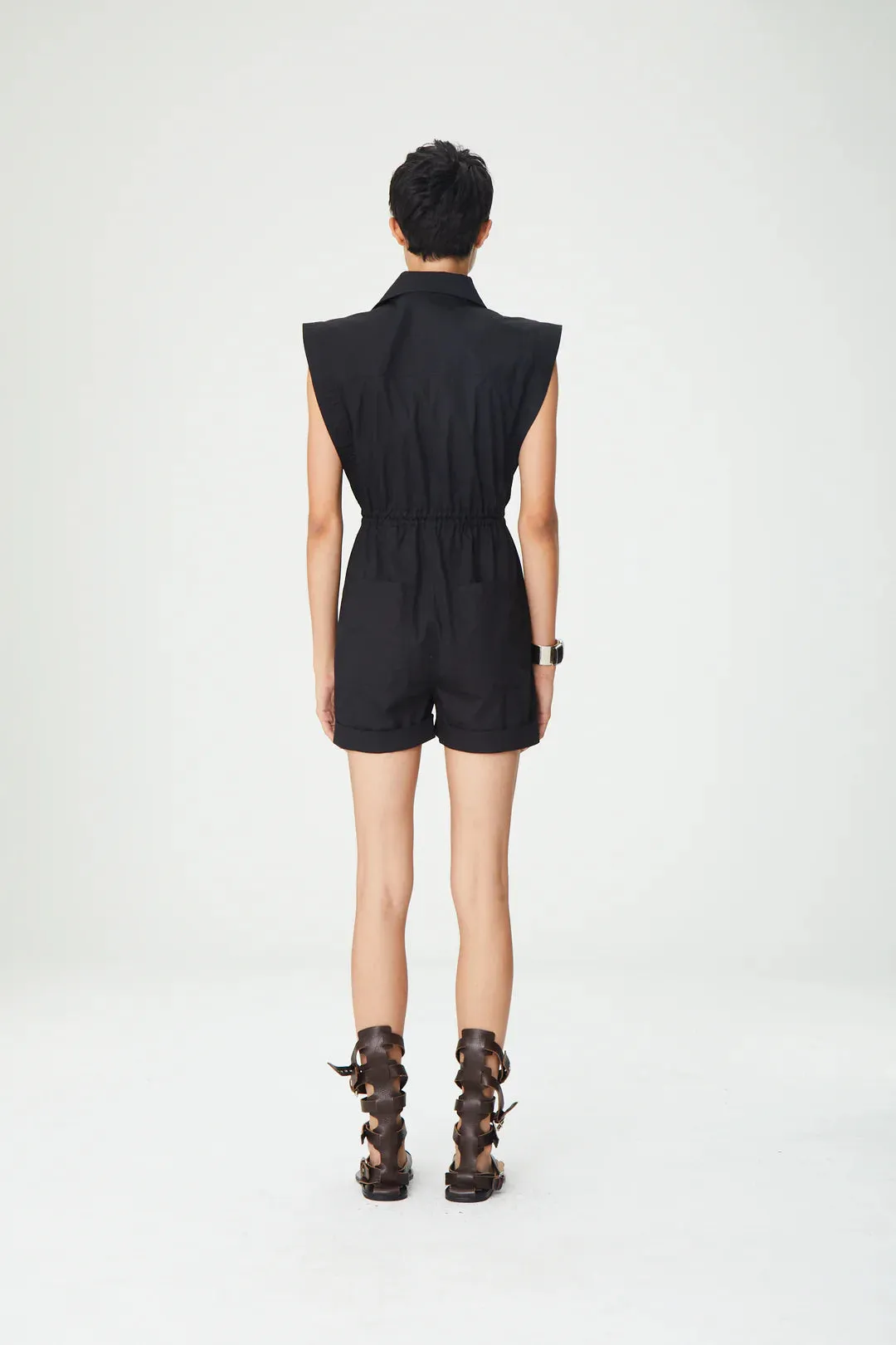 MARIA CHER Bahia Ursula Romper Black (Final Sale)