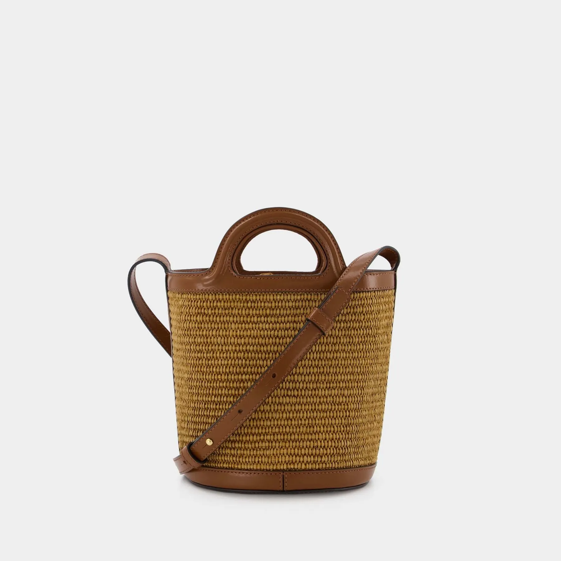 Marni  Mini Bucket Handbag - Marni - Raw Sienna - Leather