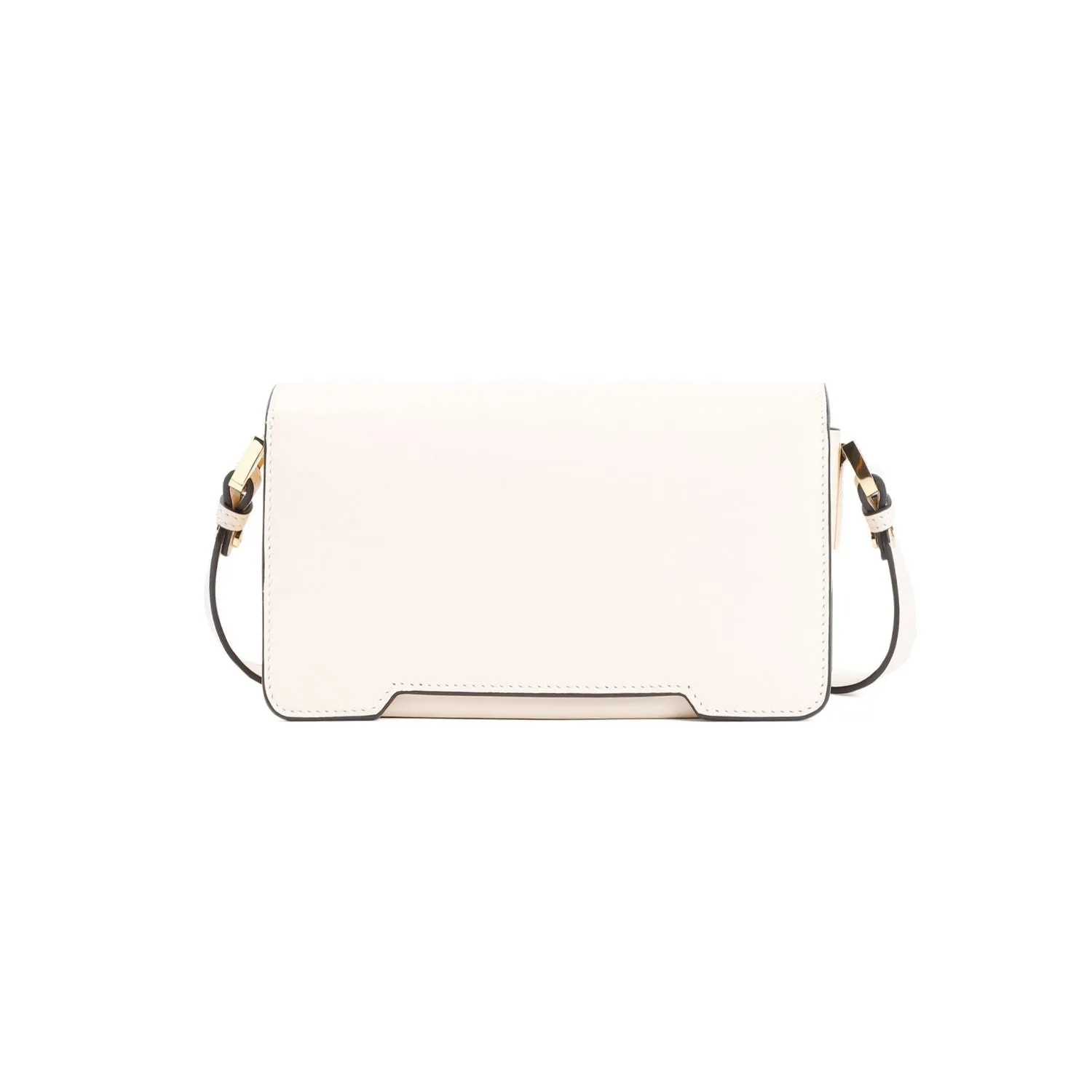 MARNI Mini Luxe Leather Shoulder Bag - Nude & Neutrals 17x11x9cm