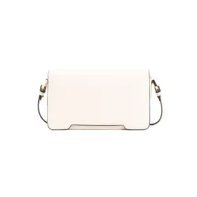 MARNI Mini Luxe Leather Shoulder Bag - Nude & Neutrals 17x11x9cm