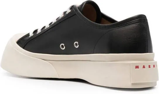 Marni Pablo leather flatform sneakers Black