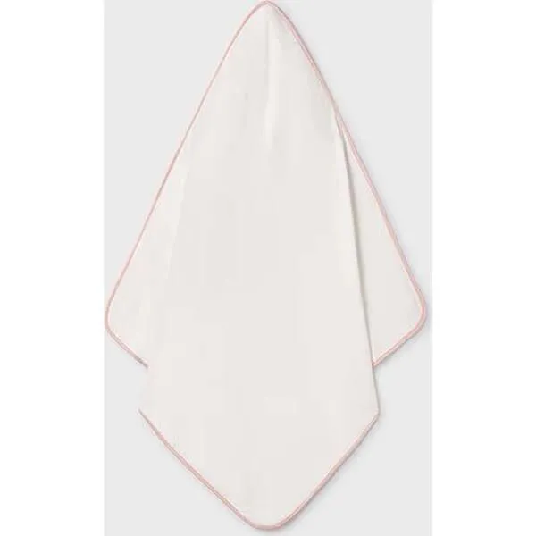 Mayoral Hooded Cotton Towel, White