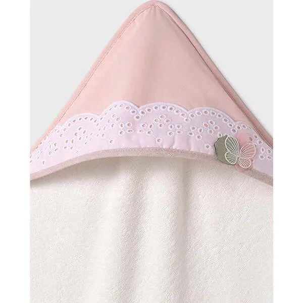 Mayoral Hooded Cotton Towel, White