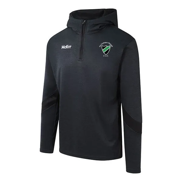 Mc Keever Parnells GAA Core 22 1/4 Zip Hoodie - Adult - Black