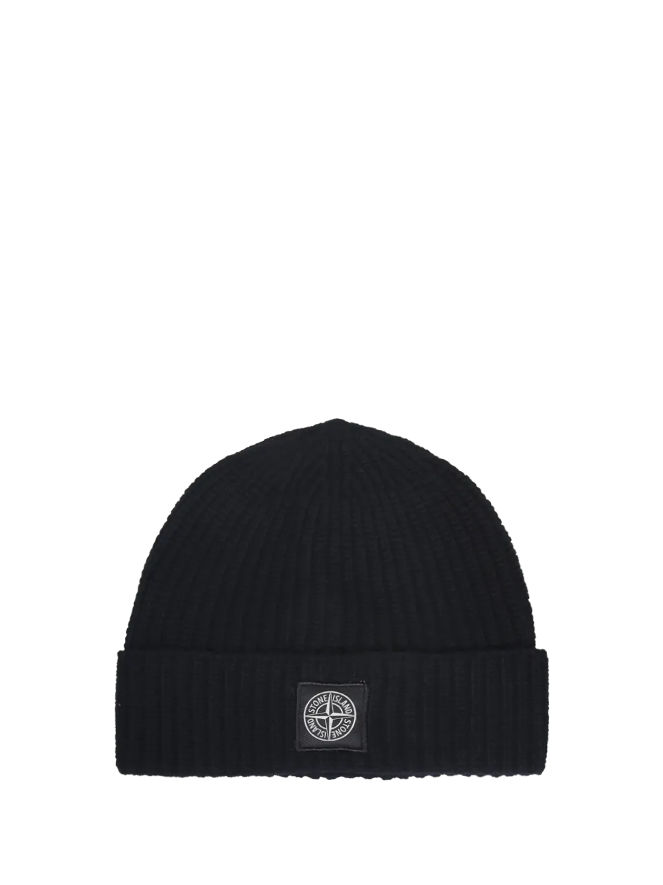 MEN STONE ISLAND BLACK VIRGIN WOOL HAT