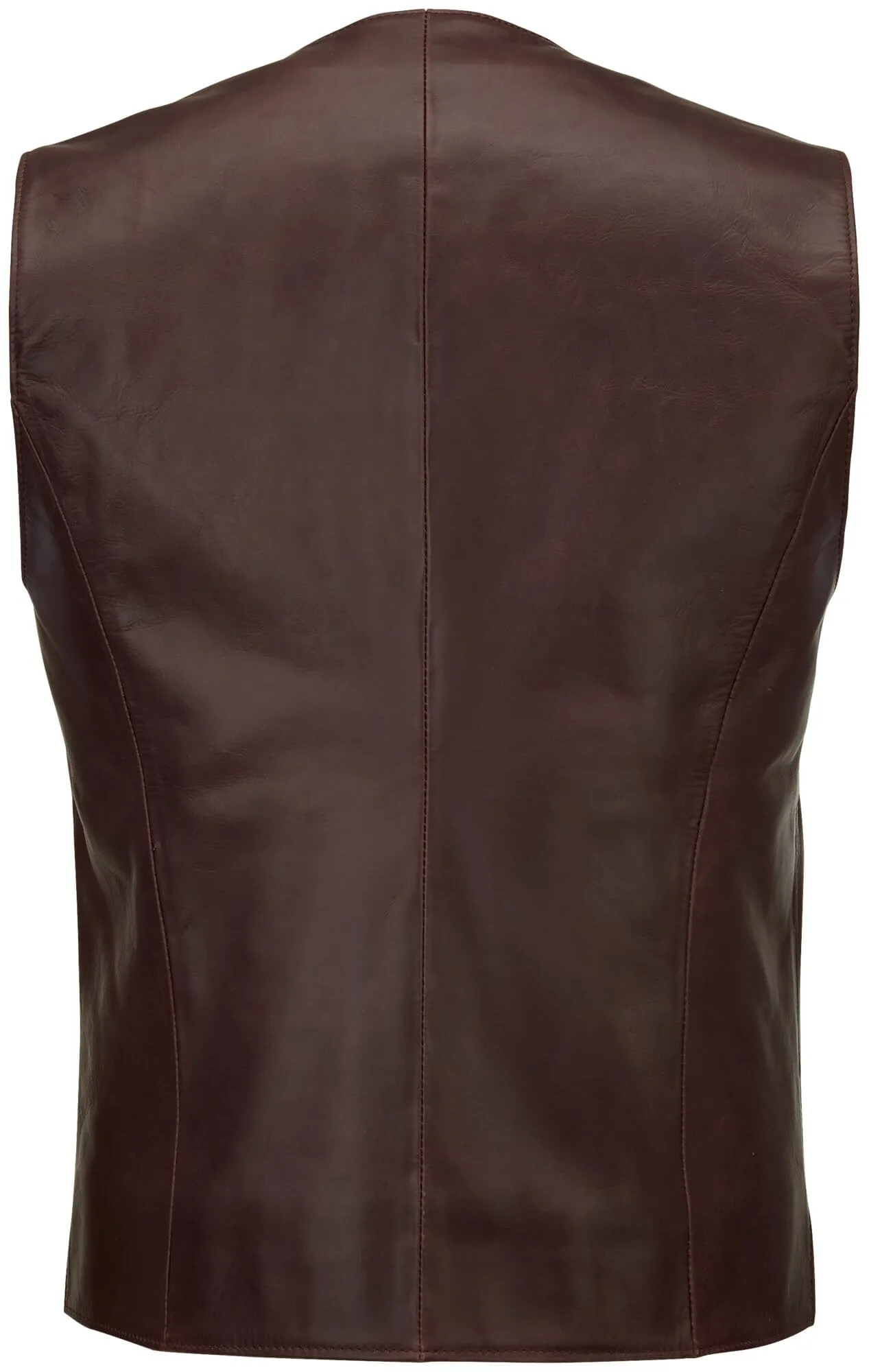 Men vest horse leather, Auburn | Manufactum