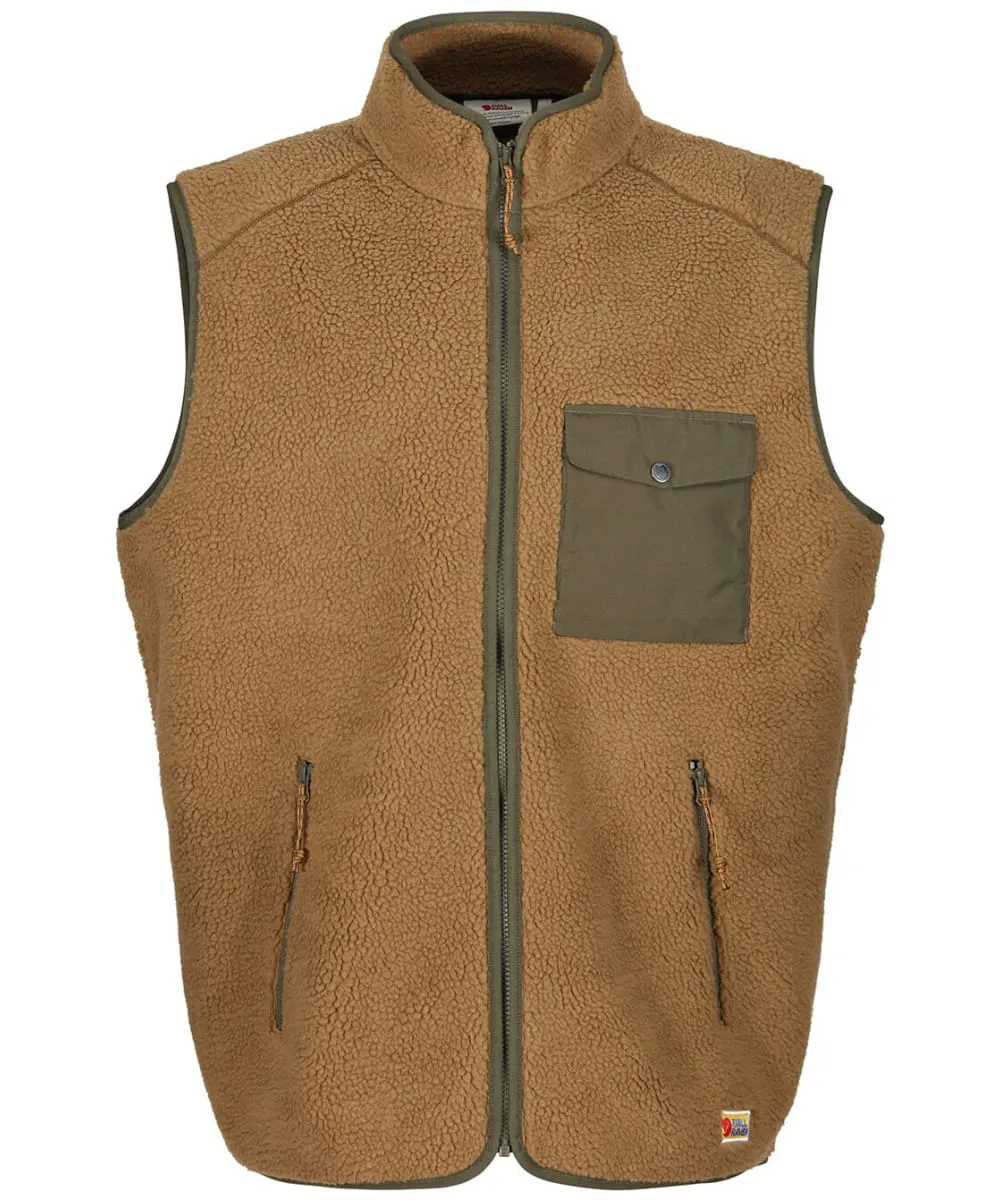 Men's Fjallraven Vardog Pile Fleece Vest