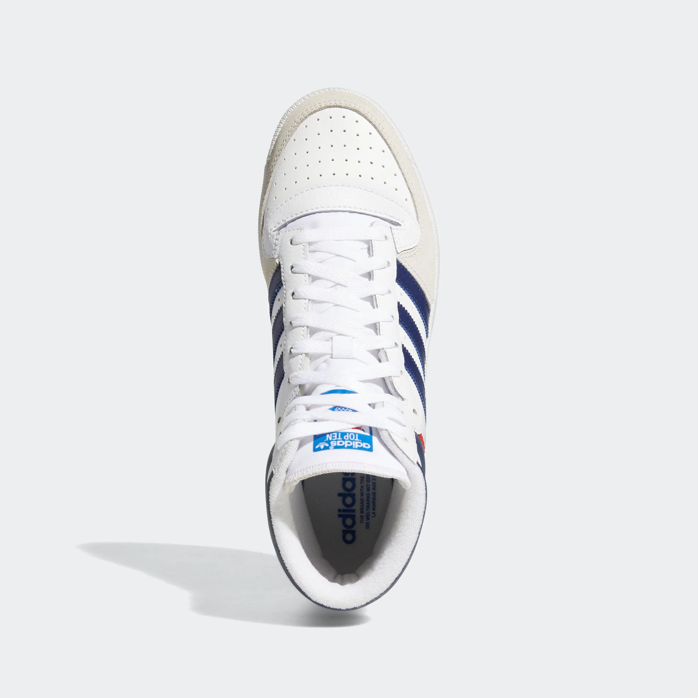 Men’s adidas Originals Top Ten RB Shoes White Dark Blue