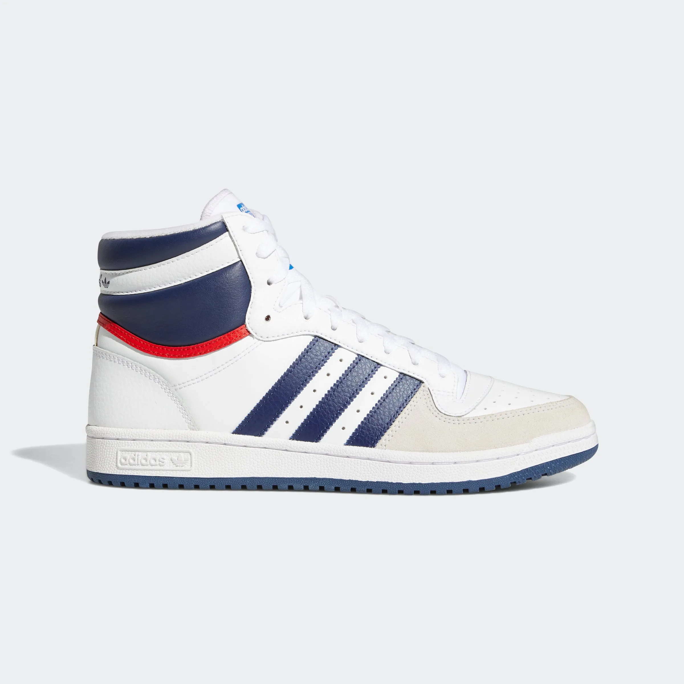 Men’s adidas Originals Top Ten RB Shoes White Dark Blue