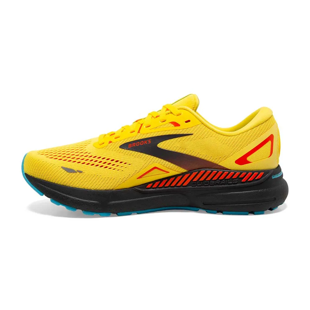 Men's Adrenaline GTS 23 Running Shoe - Yellow/Foraged Iron/Orange - Regular (D)