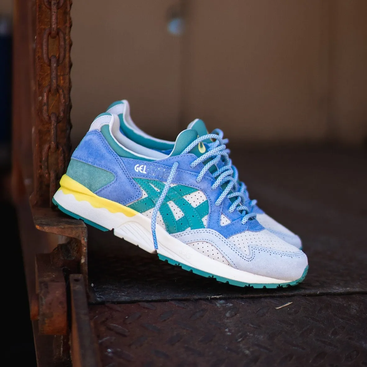 Mens Asics Gel-Lyte 5 Spring In Japan (Cream/Sage)